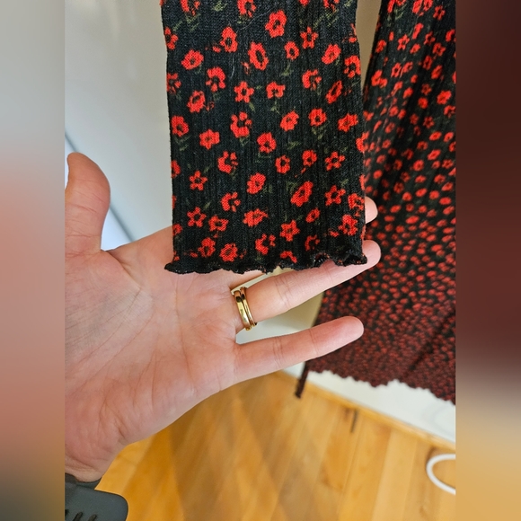 MATERNITY mock neck dress - Picture 3 of 4